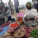La place du marché d'Ankober.